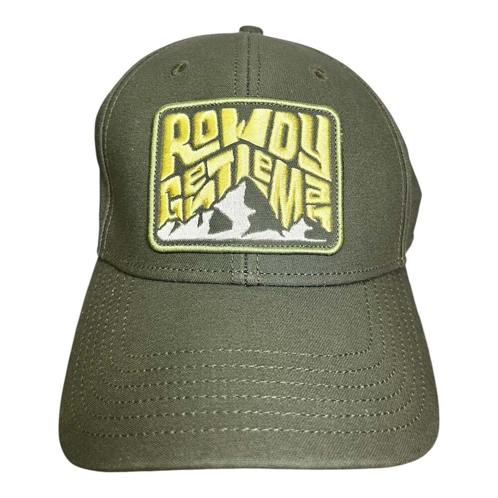 Green Rowdy Gentleman To Good Times Cap Baseball Hat Snap Back Adjustable Green